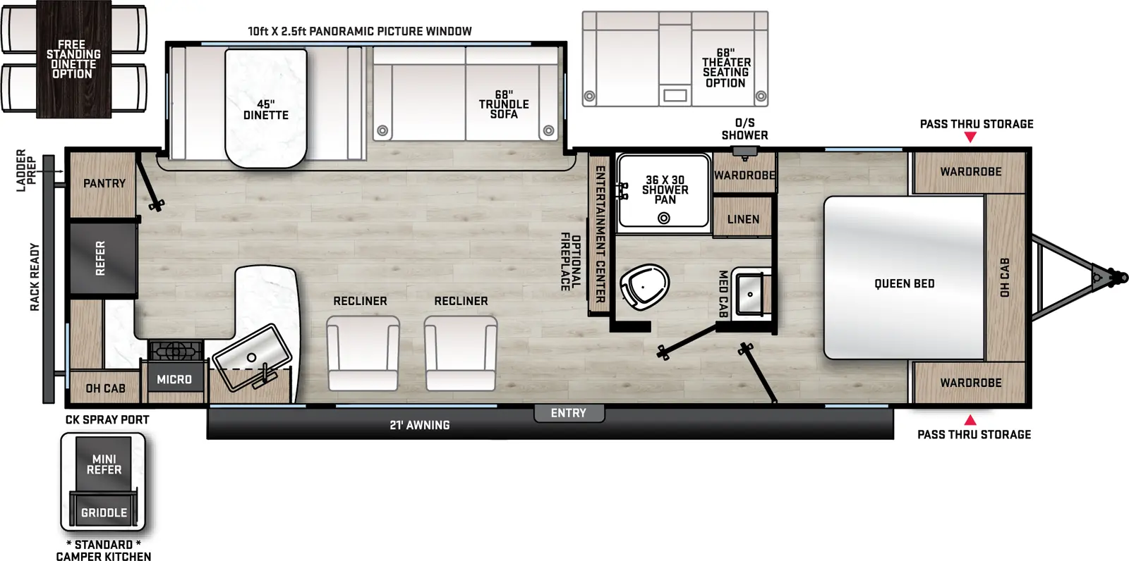 Catalina Legacy Edition 283RKS Floorplan